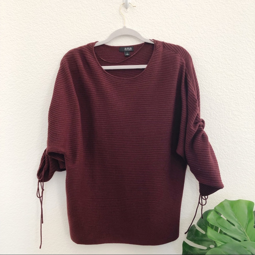 ANA Crewneck Burgundy Sweater